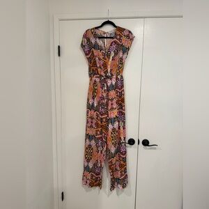 Emily Wonder Vibrant Print Jumpsuit | NWT | Size Small